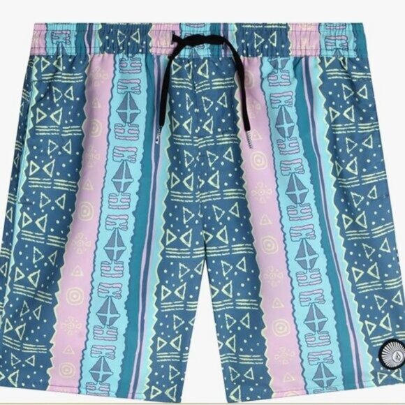 BUNDLE of 4! New Hurley Board Shorts Volcom Swim trunks Quicksilver Boys sz 14 - Picture 4 of 16